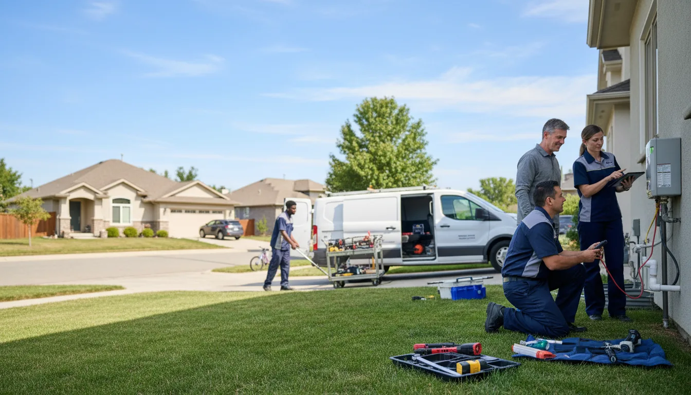 Tankless water heater service in Dow, IL